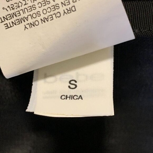 Bebe Women's Short Trench Button Up Flowy Coat Size X NWT - Picture 11 of 14